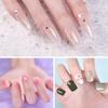 kads 24 шт. переносные накладные ногти с полным покрытием, накладные ногти с клеем, съемный французский дизайн ногтей
