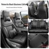 Чехол на сиденье автомобиля Beijing BJ30 2026 Traveler Hybrid 1.5T из перфорированной кожи - Дышащая усовершенствованная подушка
