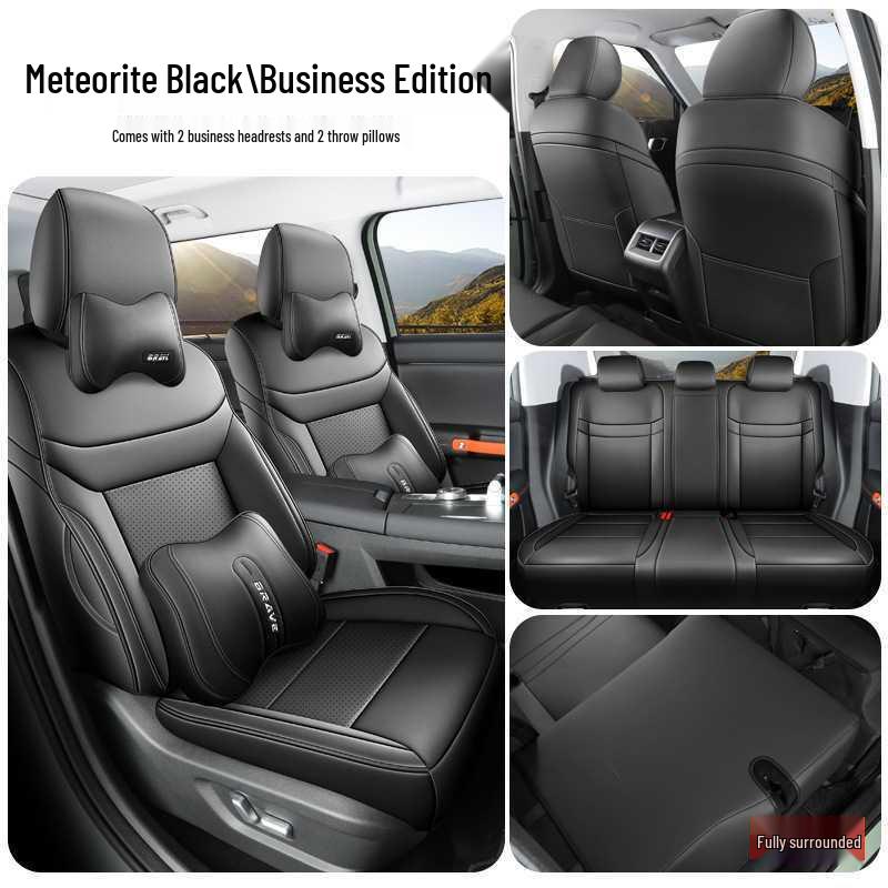 Чехол на сиденье автомобиля Beijing BJ30 2026 Traveler Hybrid 1.5T из перфорированной кожи - Дышащая усовершенствованная подушка