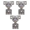3pcs Soft Close Hinges Overlay Adjustable Face Frame Cabinet Hinges Furniture Door Hinges for Concealed Cupboards