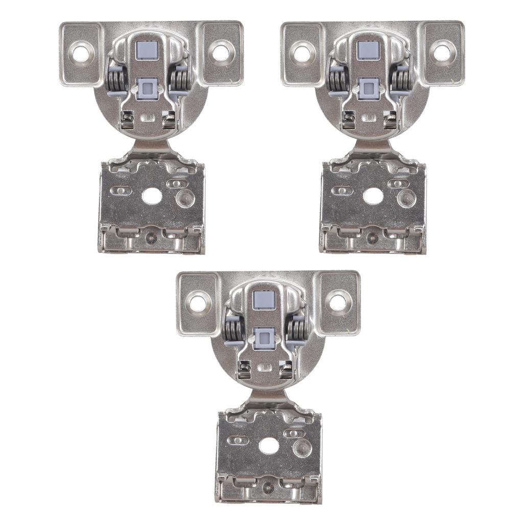 3pcs Soft Close Hinges Overlay Adjustable Face Frame Cabinet Hinges Furniture Door Hinges for Concealed Cupboards