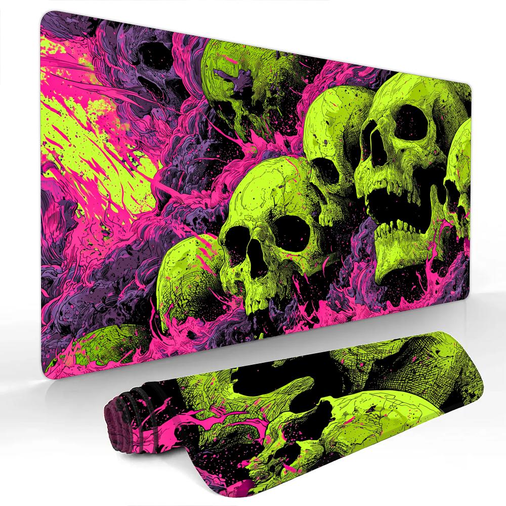 Graffitistyle Skulls Mouse Pad Large Computer Office Game Table Mats Rubber Antislip Xxl Mouse Mat Hdp Long Desk Pads Mauspad