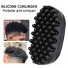 Curly Hair Brush Dreadlock Twist Styler Washable Afro Sponge Afro Racket for Families Easy Curls Rubber Grip Professional Curls Comb
