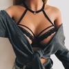 Сексуальный женский дамский бюстгальтер с полыми бретелями и укороченным топом-бюстье