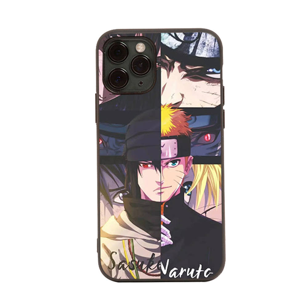 WD39 Naruto Black Sofe Case for Samsung Note 20 Lite S24 Ultra S23 A03 A05 A06 A11 A71 A15 A16 A13 A24 A25 A33 A52 A53 A50 M55 M35 Plus