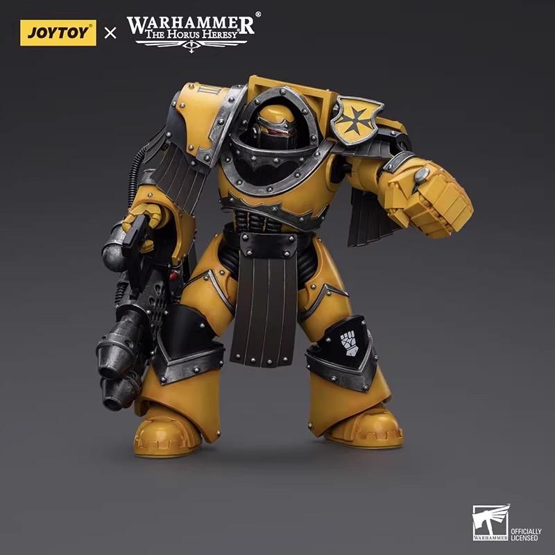 [В наличии]Joytoy Warhammer 40k 1/18 Фигурка Железные Руки Капитан в Терминаторской Броне Коллекция Аниме Модель Игрушка Подарки