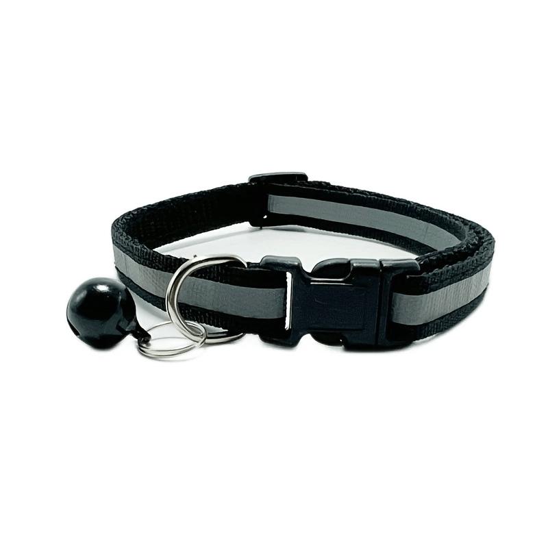 Reflective Pet Collar with Bell - Cat and Kitten Necklace