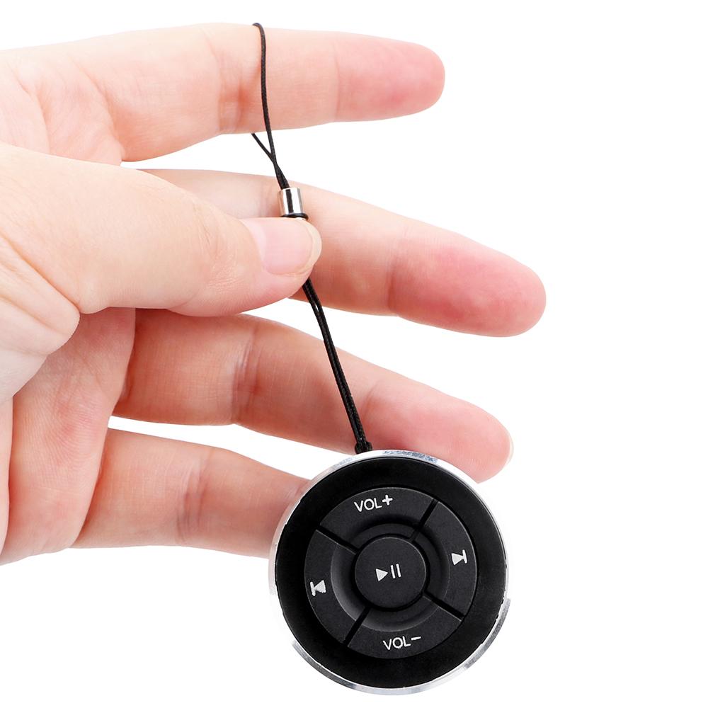 Автомобильный руль, беспроводные пульты дистанционного управления для IOS, Android, телефона, планшета, MP3, кнопка воспроизведения музыки, мотоцикл, велосипед, Bluetooth, кнопка громкости мультимедиа