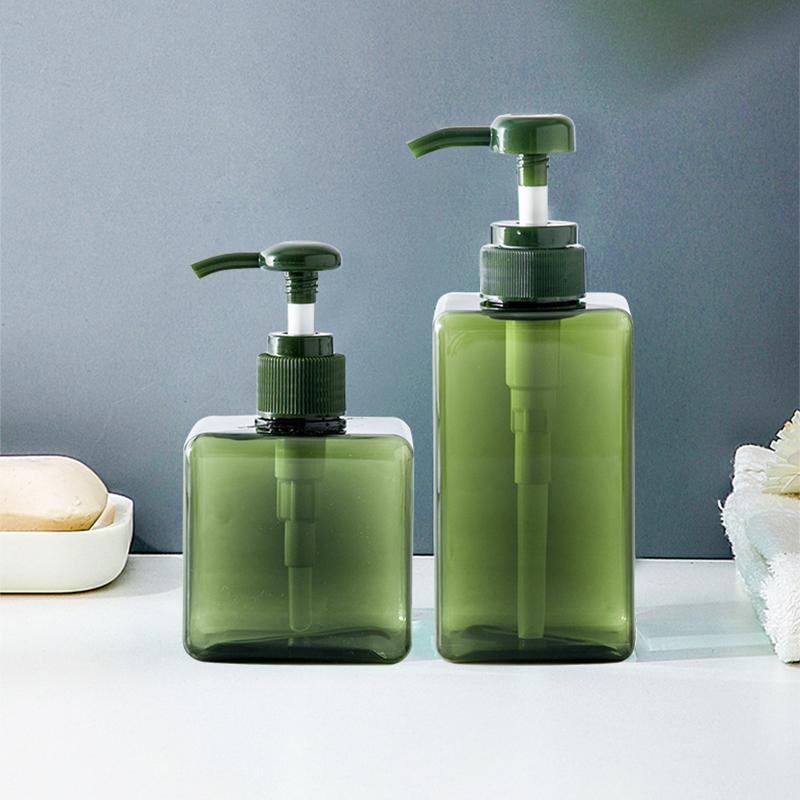 100-650 мл квадратная бутылка жидкого мыла взбитый мусс точки розлива шампунь лосьон гель для душа насос дозатор для мыла Bottlesnding