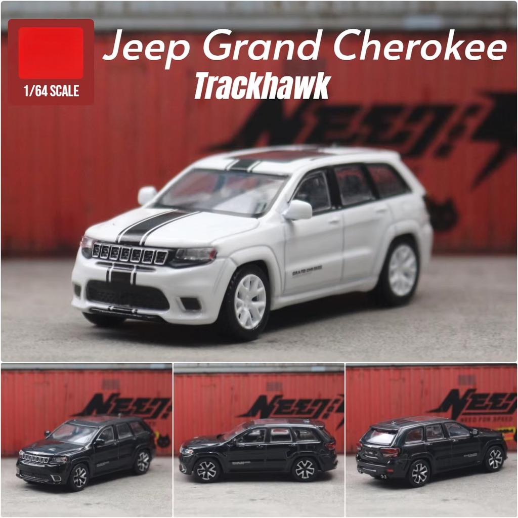 1/64 Jeep Grand Cherokee Trackhawk Miniature 1:64 JKM Toy Car Model SUV Sport Vehicle Free Wheels Diecast Metal Collection Gift
