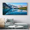 Landscape Lake Forest Stone Mountain Scenery Nature Canvas Painting Posters And Prints For Living Room Wall Home Decor No Frame