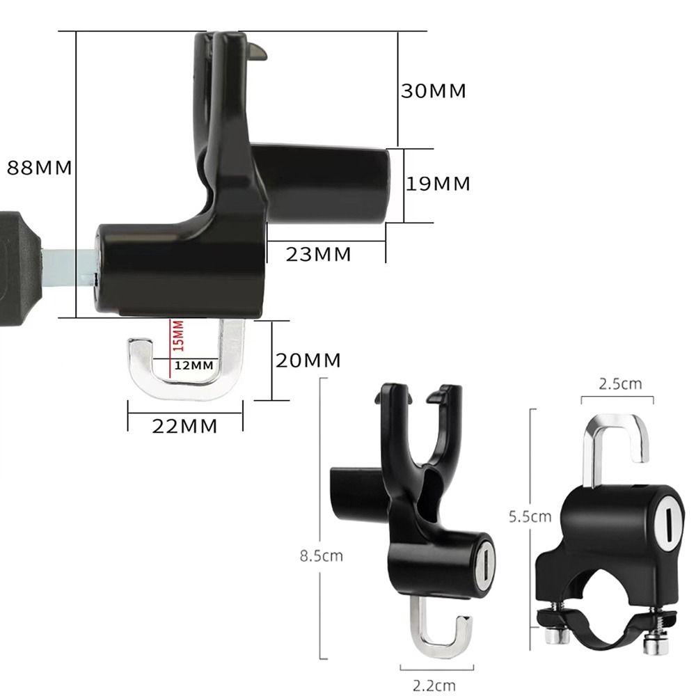 Waterproof Bicycle Multi-Function Hook 2 in 1 Motorcycle Hanger Outdoor