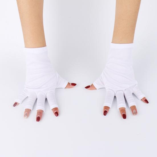 1/2 пары хлопковых увлажняющих перчаток для сухих рук, успокаивающие увлажняющие перчатки без пальцев для сенсорных экранов для спа-салонов для мужчин и женщин