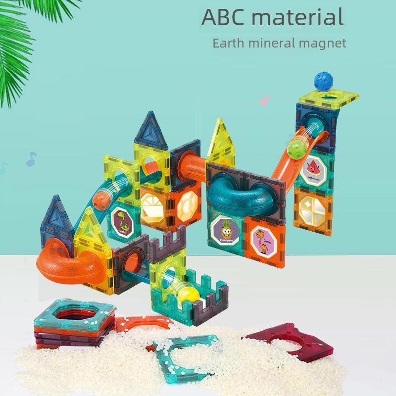 Магнитные шариковые строительные блоки Diger Pipeline: Красочный развивающий набор игрушек для детей