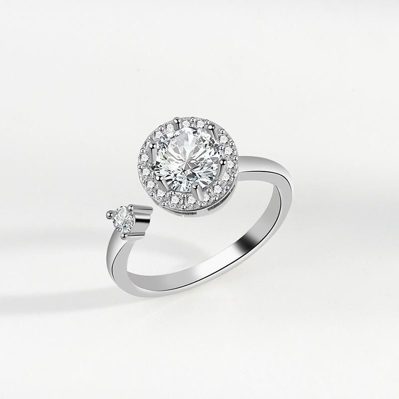 10 мм тревожные кольца для женщин Y2k, ювелирные кольца, бабочки, ромашки, бусины, антистрессовые кольца-спиннеры для подростков, 2022, эстетические