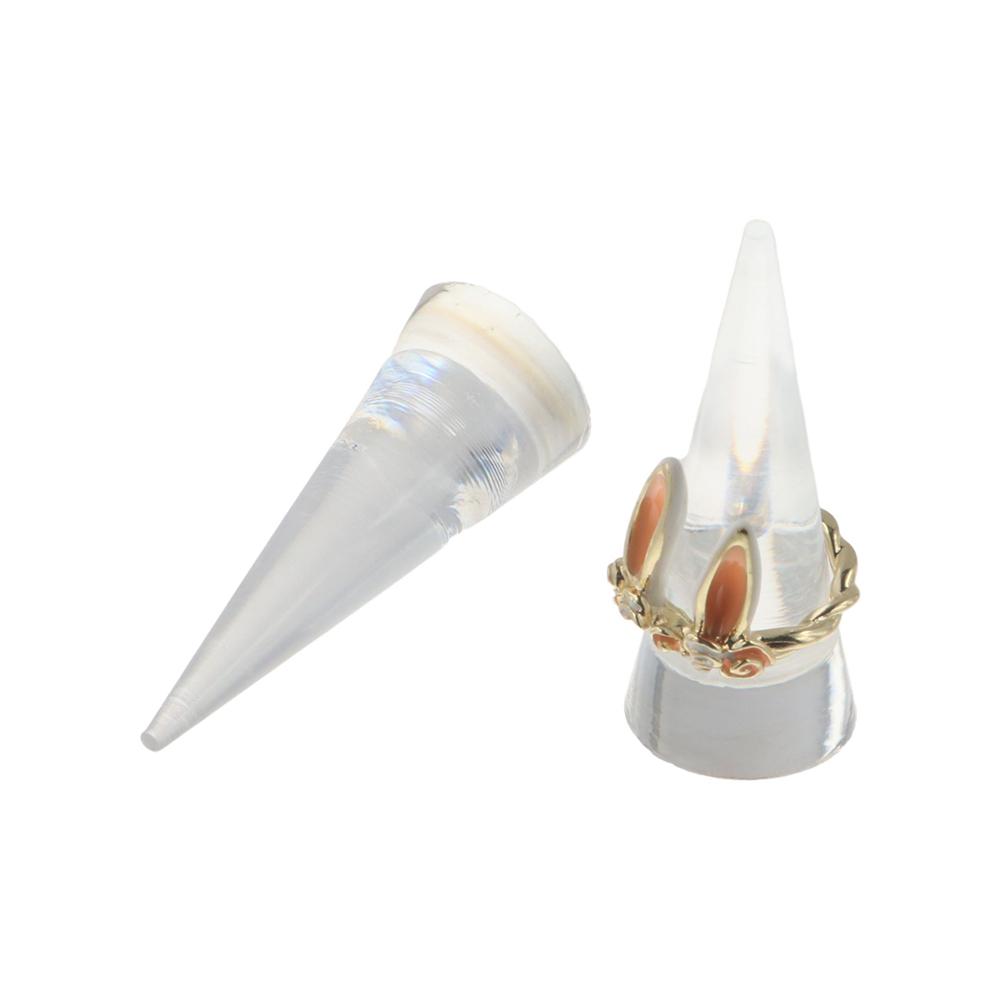 Ring Holder Clear Acrylic Acrylic High Quality Ring Display Cone Shape Jewelry Display Transparent
