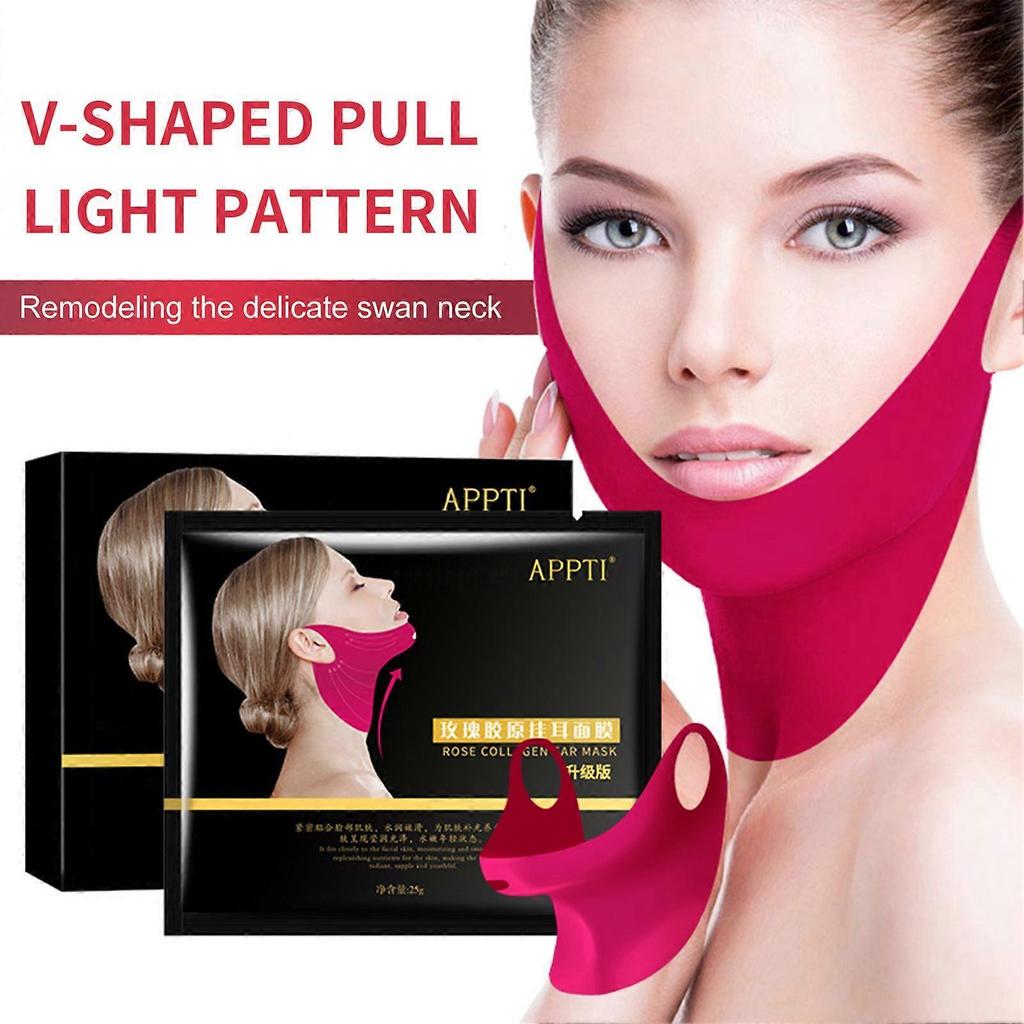 V Line Lifting Mask Double Chin Reducer Masks Anti-Aging and Anti-Wrinkle Face Masks for Double Chin Lifting Saggy Skin