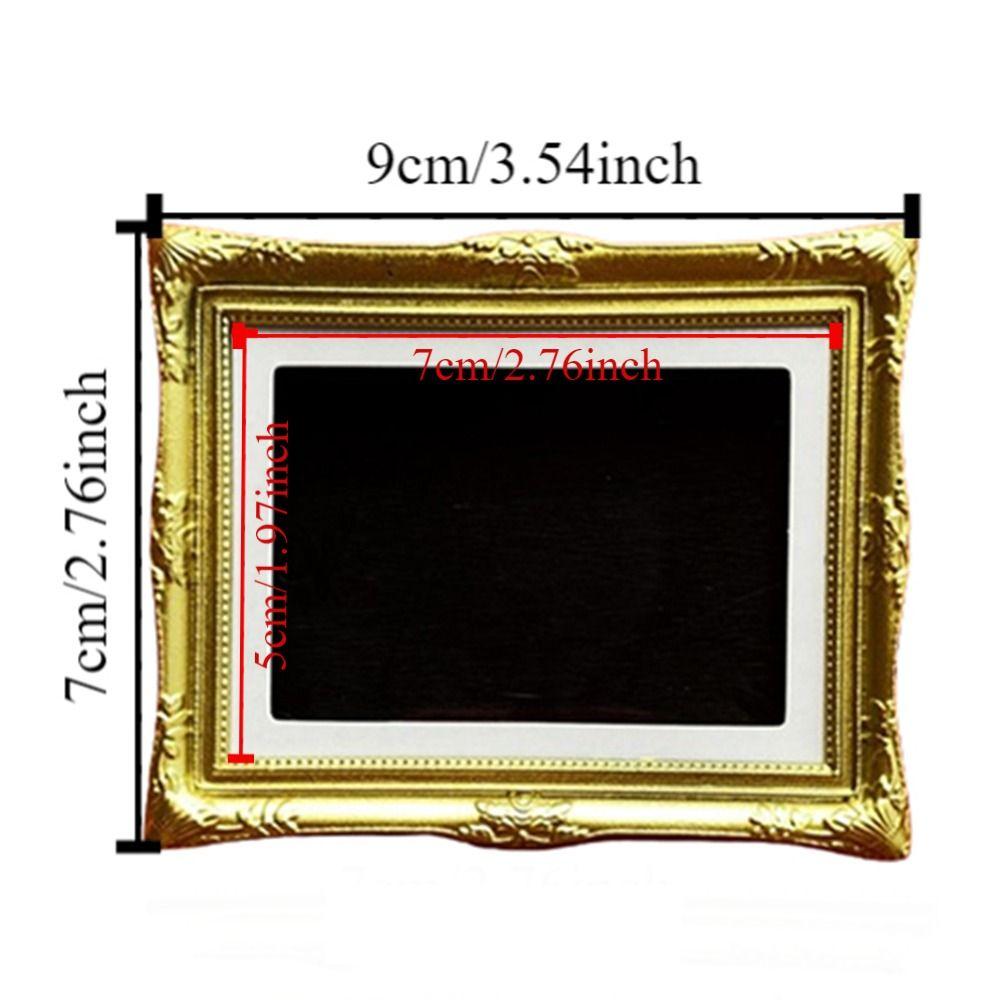 DIY Магнитная фоторамка на холодильник 3D Креативные магниты на холодильник Винтажное украшение для фотографий Картина Рамка для фотографий