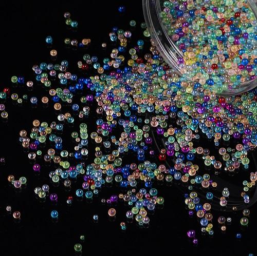 Цветной бисер с покрытием из стеклянных бусин без пор для изготовления украшений своими руками 30 г