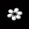 50pcs Spinner Tackle Smooth Nickel Vibration VIB Lure Blades Fishing Attractor Spinner Spoon Metal