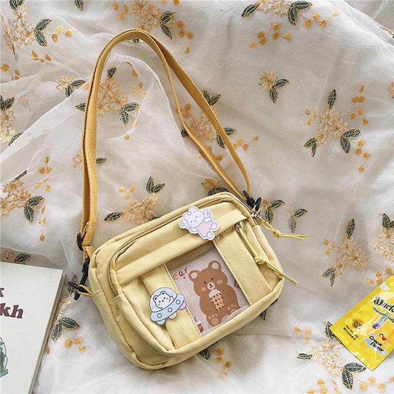 Сумки Kawaii для девочек, трендовая прозрачная сумка, маленькая сумка через плечо для женщин, кошельки и сумки, сумка через плечо