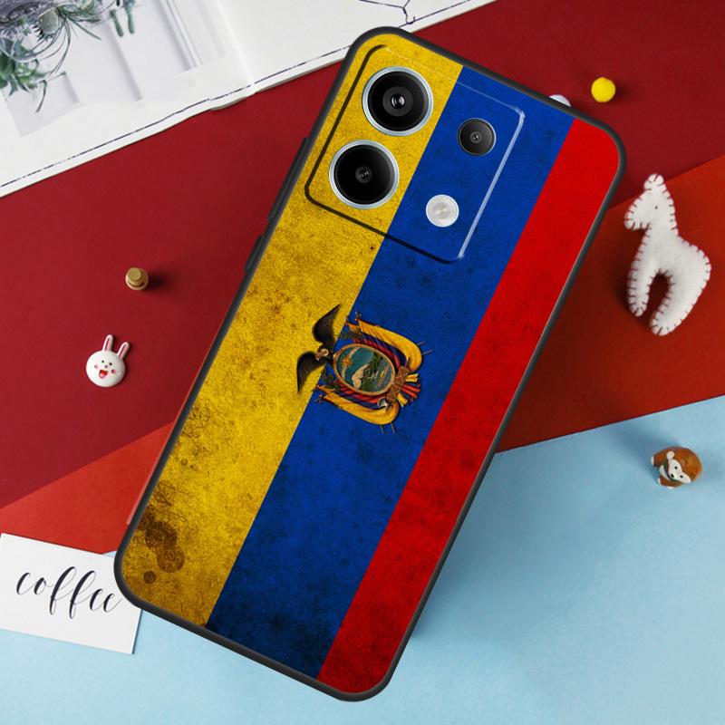 Чехол с флагом Эквадора для Xiaomi Redmi Note 13 12 10 8 9 11 Pro 12S 10S 11S Redmi 13C 10A 10C 9C 12C Cover