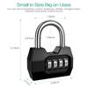 Security 4 Dial Digit Combination Lock Safely Code Lock Vault Combination Padlock Anti-theft Lock