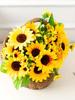 1pc Thirteen Sunflower Artificial Flowers Home Bedroom Decorated with Small Daisies Artificial Flowers Pastoral Style