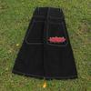 Европейские уличные джинсы JNCO с вышивкой, хип-хоп, свободные, широкие штанины