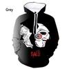 3D Print Men Hoodies Billy Is A Puppet - Saw Horror Movie Scary Character Jigsaw Killer Sweatshirt Casual Pullovers Hooded