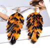 Big Geometric Tassel Resin Korean Fashion Statement Acrylic Hawaii Leaf Pearl Drop Earings Trend Jewelry for Women 2021