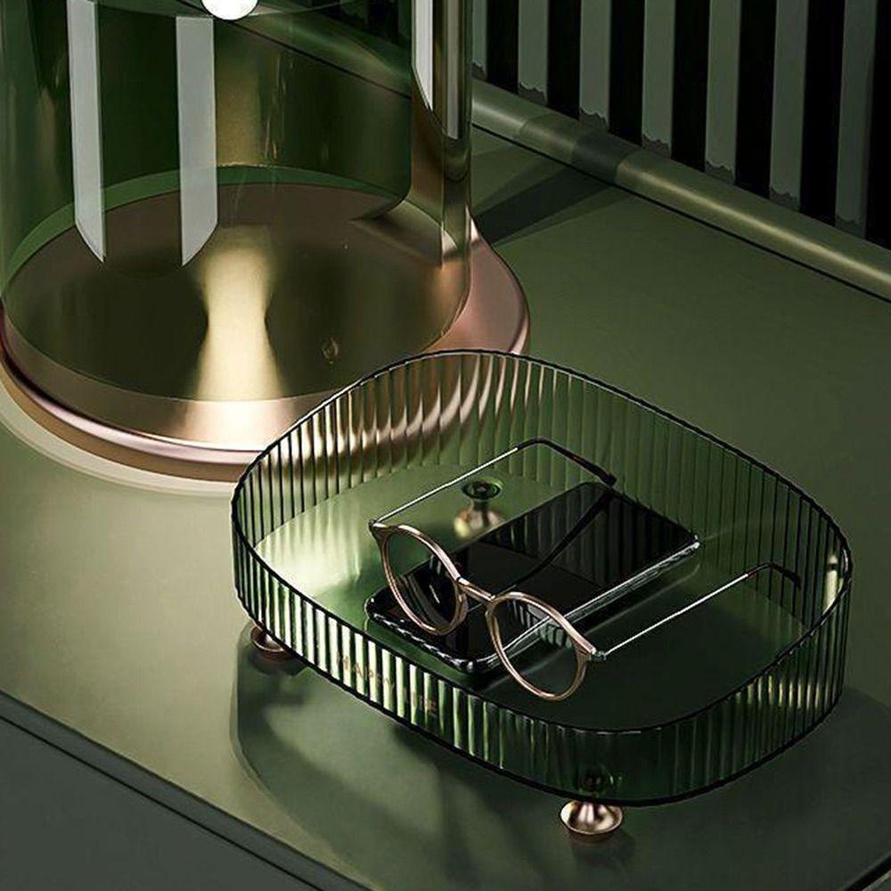 Противоскользящий Органайзер для макияжа и парфюмерии Прозрачный Косметический настольный ящик для хранения Дом