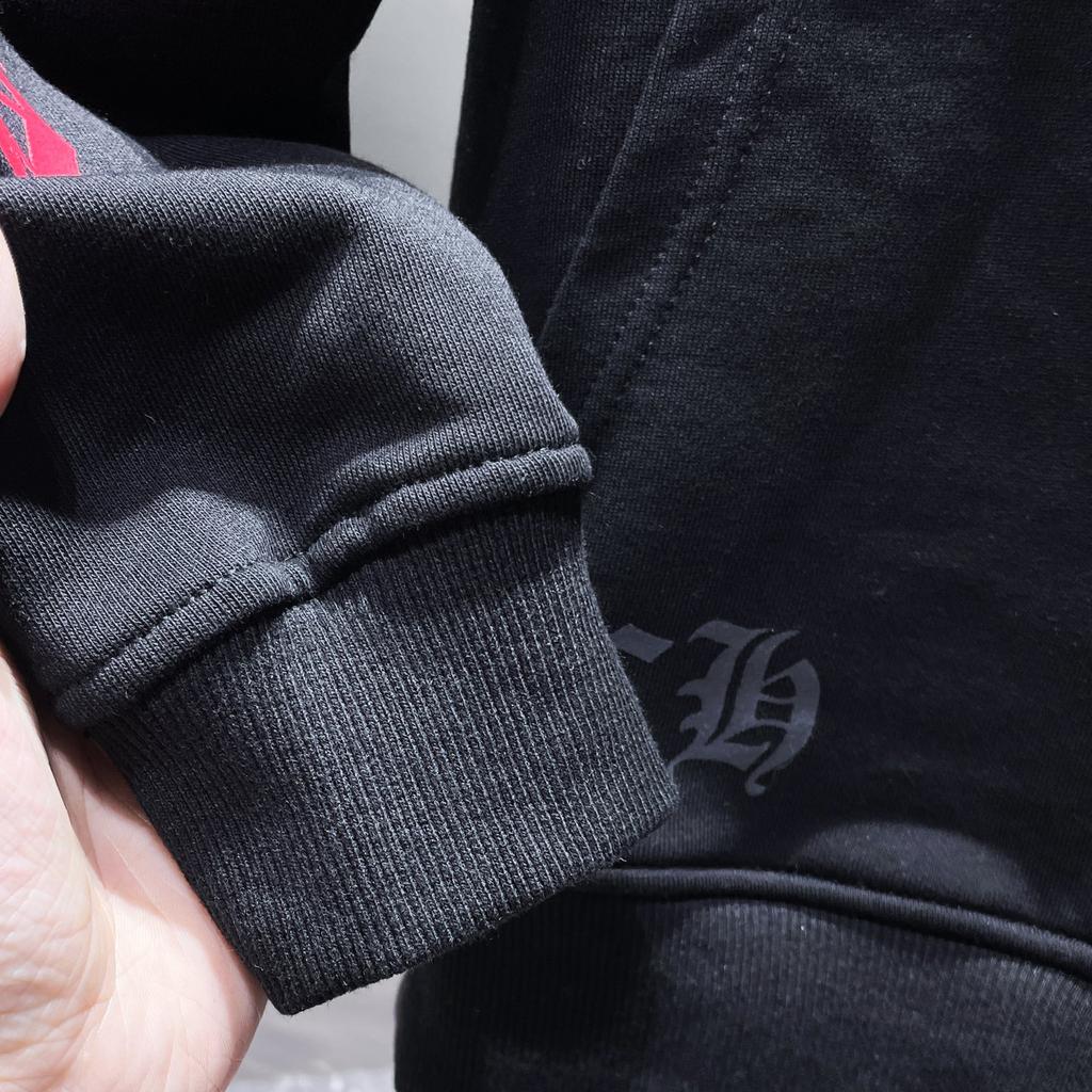 8318 CHROME HEARTS 2026 Новый Весенне-Осенний Большой Размер Тонкий Стиль Классический Стиль Худи с Капюшоном с Логотипом для Пар