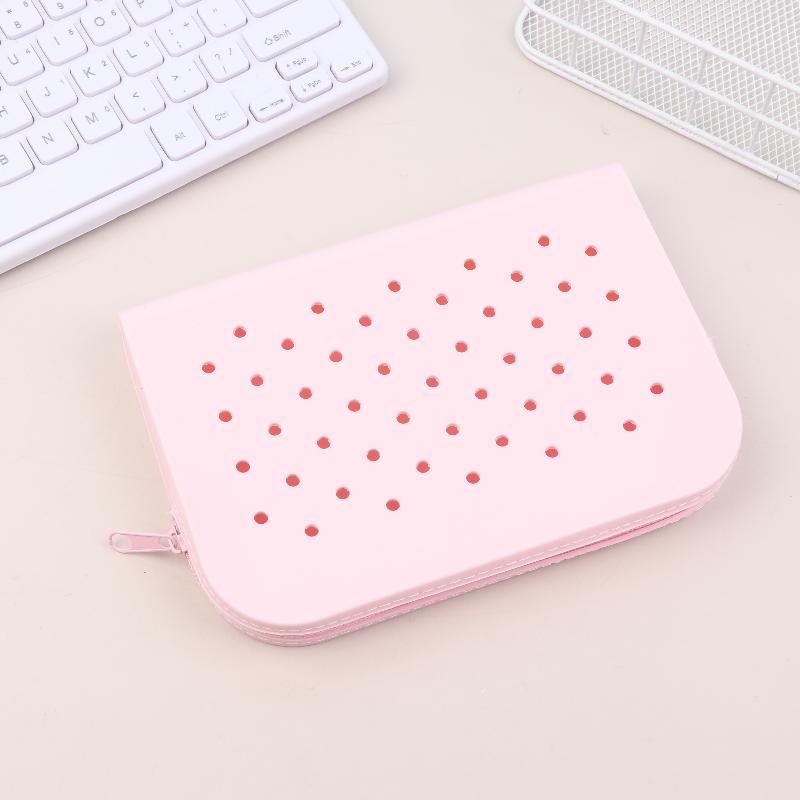 Soft Silicone Pencil Case Zipper Pouch Waterproof Lightweight Storage Bag for Kids School Office Writing Tools