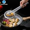 Зажим для пищевых продуктов из нержавеющей стали 304, бытовой сепаратор для жареного масла, ложка, фильтр, зажим для слива масла, многофункциональный масляный сепаратор, зажим для масляного сепаратора