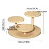 Display Riser Stand Wood Cosmetics Perfume Holder Wood Multi-Purpose Stand Step Display Organizer 3 Tier For Displaying Jewelry