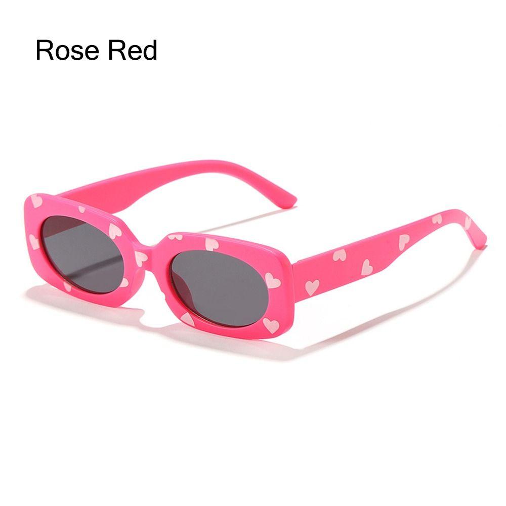 Sun Protection Kids Rectangular Sun Glasses UV400 Girls Boys Shades Vintage Eyewear