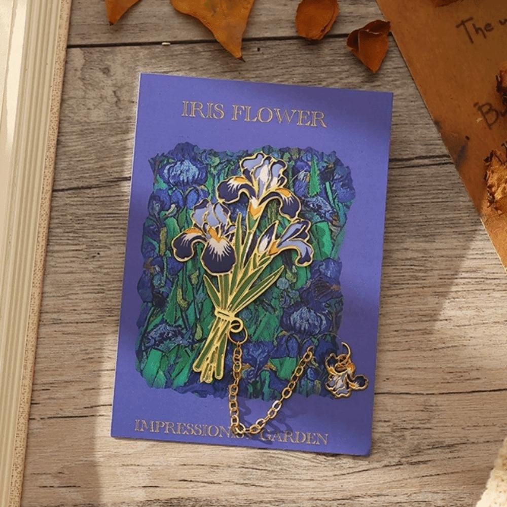 Portable Hollow Hot Stamping Bookmark Students Reading Tool Long Tassel Bookmarks Stationery Gifts
