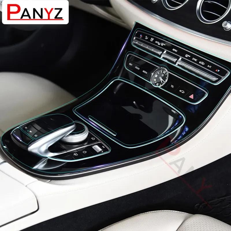 Авто Стайлинг Салонные Аксессуары Для Mercedes Benz C180 200 GLC260 Высококачественные TPU Авто Прозрачные Защитные Пленки Наклейки