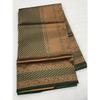Silk Saree from the ALMAARI Store Is Adorned with Beautiful Zari Work In Form of Traditional Motifs.