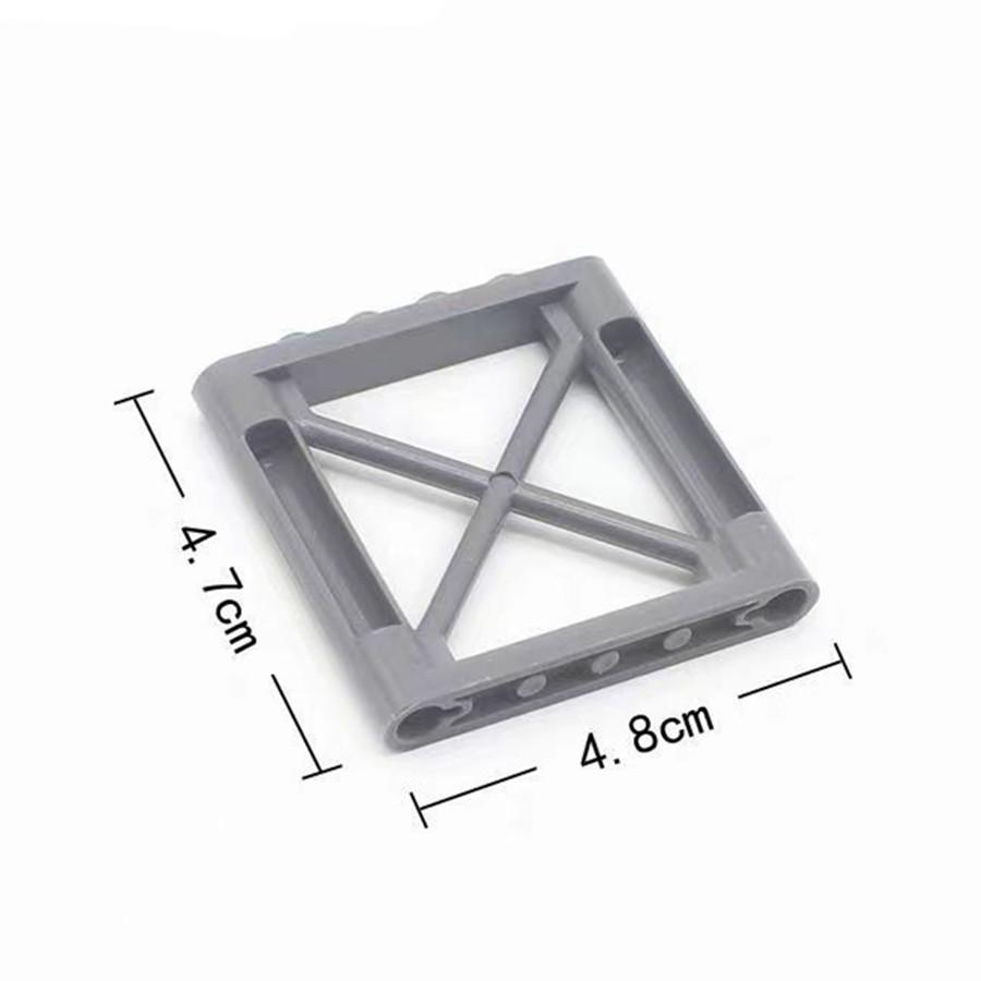 6 шт. MOC строительный блок 6x6 точек опорная рама 6 шт. настенная колонна настенная плита кирпич развивающие игрушки частицы совместимы с 64448