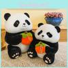 Cute Panda Persimmon Plush Doll Simulation Tourist Souvenir Childrens Gift