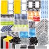 TEESE 430pcs Technic Beam Frame Axle Pin Compatible with LEGO Technic Parts for STEM-MOC-Technic Projects Bulk Blocks (Random Color)