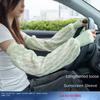 Solid Color Sunscreen Sleeves Loose Ice Silk Gloves New Arm Guard  Women Men