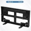 Front Plate Installation Bracket KB3Z17A385A, Black Plastic License Plate Mount for Direct Replacement and Part Reference Review Service