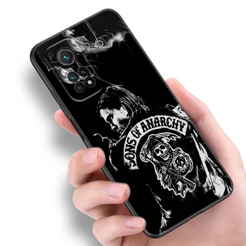 Черный силиконовый чехол для телефона Sons of Anarchy TV для Xiaomi Mi 9 SE 8 10T 11 12 13 Lite 9T 11T 12S 12T 13T 14 Pro 5G NE 11i 12X