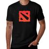 Футболка с логотипом Dota 2 Повседневная рабочая футболка