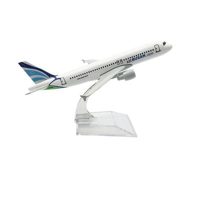 Миниатюрный самолет 16 см Air Busan Airways Модель самолета A320 Металлическая модель самолета Сувенир Модель самолета Игрушка Коллекция