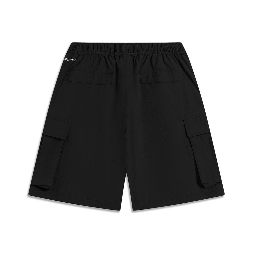 Li Ning Badfive Свободные Удобные Повседневные Универсальные Спортивные Шорты Мужские шорты Черные AKSV031-2