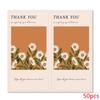 10-50pcs Daisy Pattern Thank You For Supporting My Small Business Stickers 5*10cm Gift Package Box Decor Sealing Labels